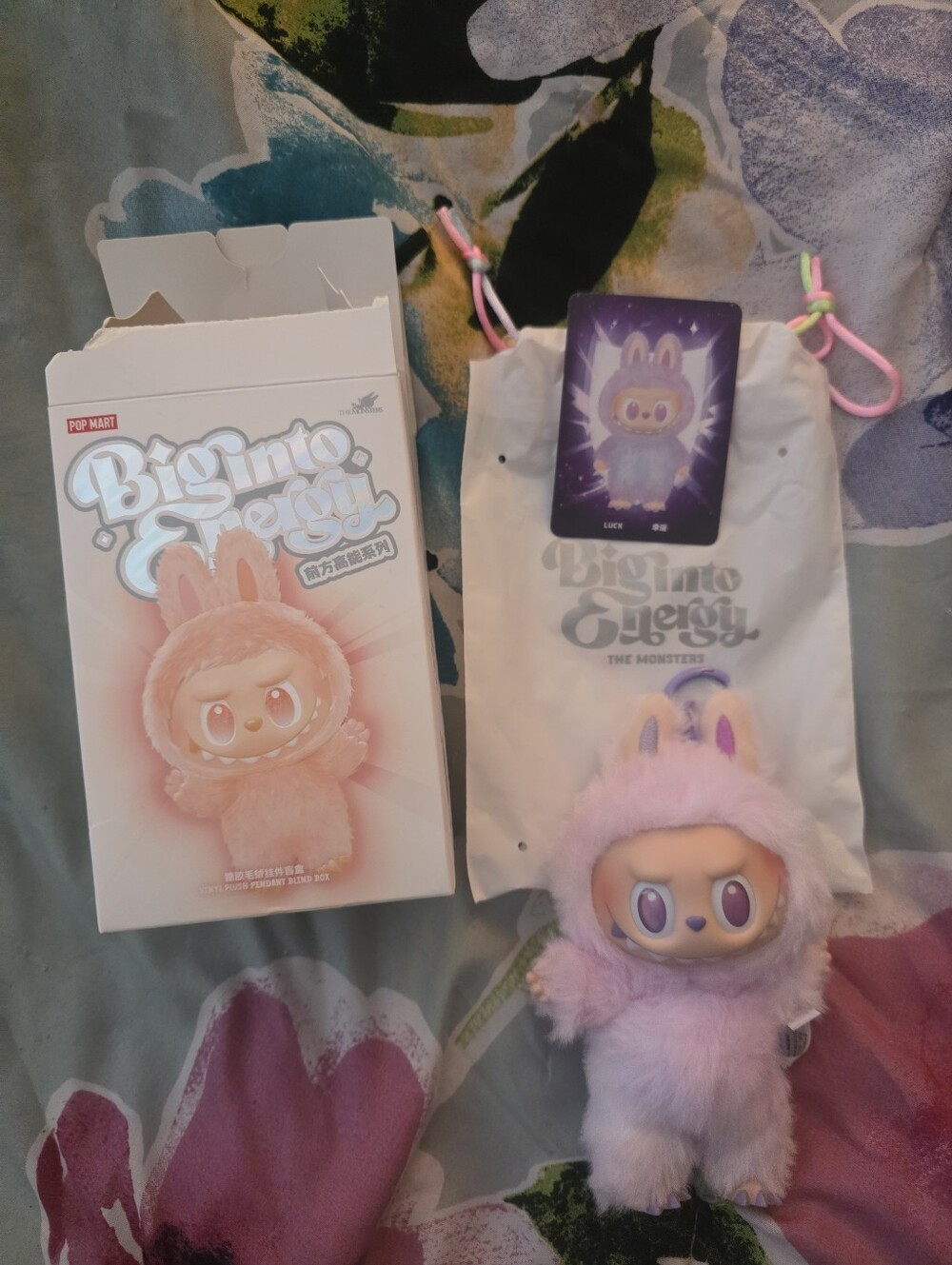 Pop Mart Big into Gleggy Plush Figure - Pastel Pink